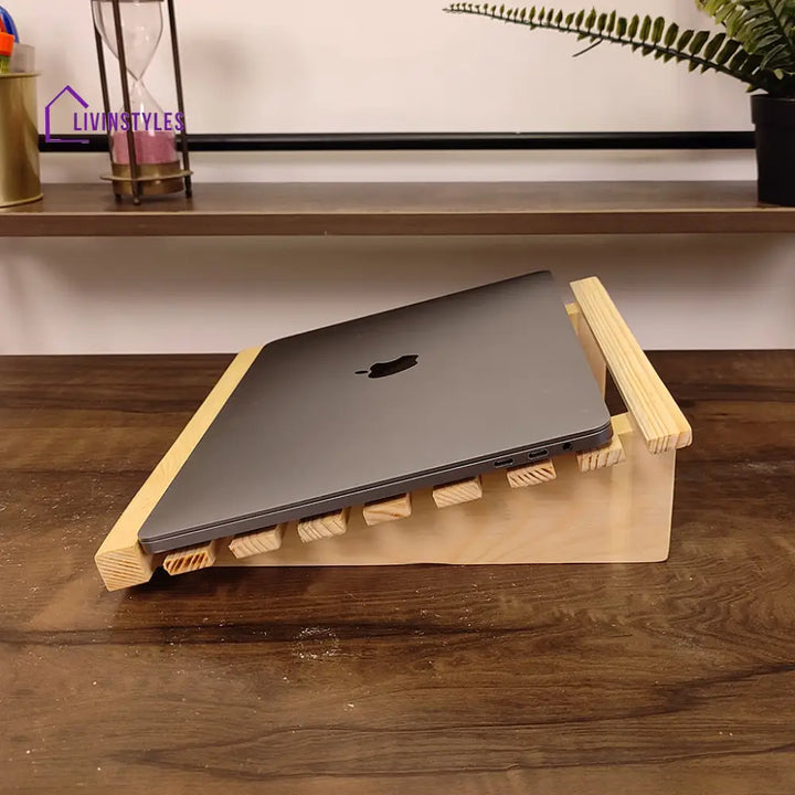 Wooden Laptop Stand 4 Stands