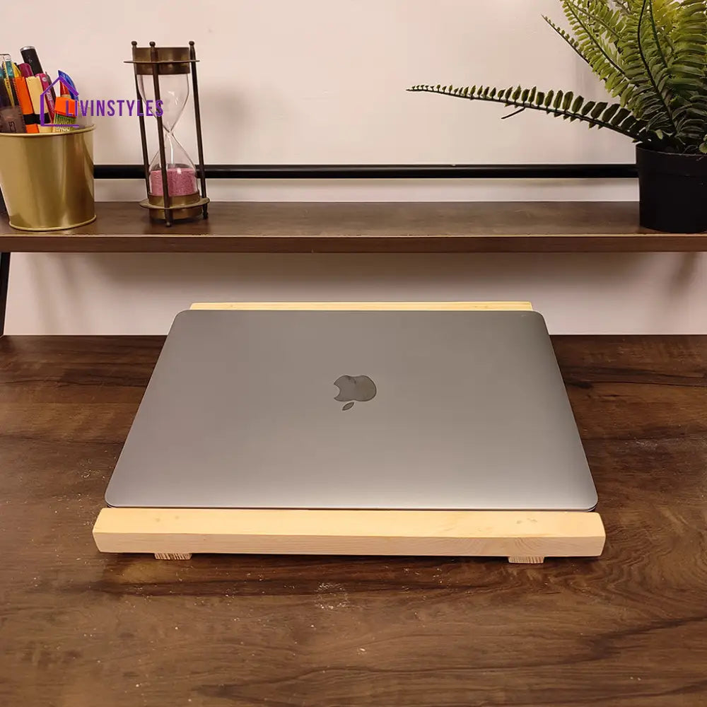 Wooden Laptop Stand 4 Stands