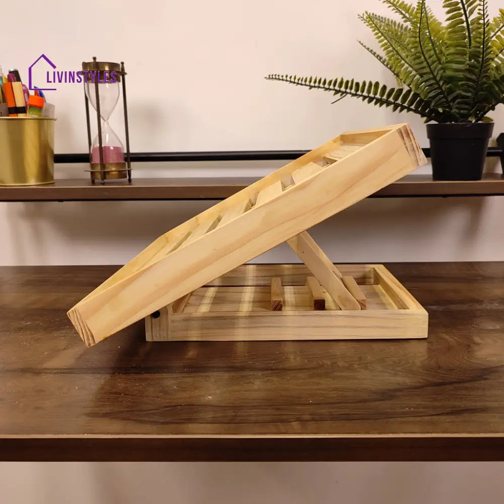 Wooden Laptop Stand 5 Stands