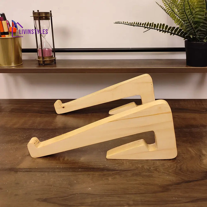 Wooden Laptop Stand 6 Stands