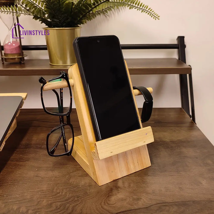 Wooden Mobile Holder 1 Holders