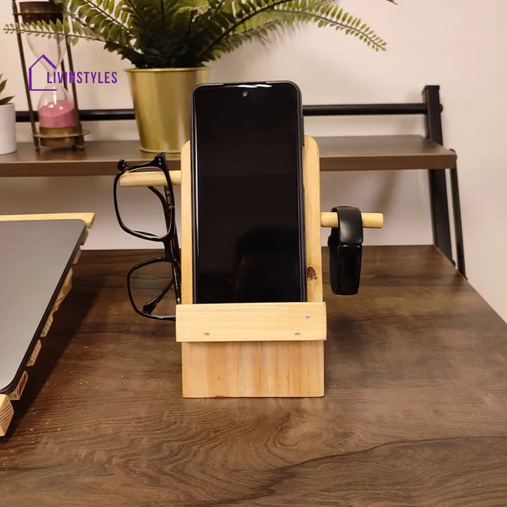 Wooden Mobile Holder 1 Holders