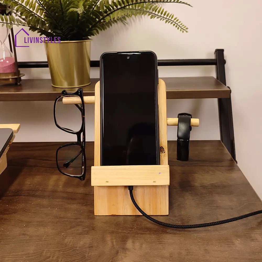 Wooden Mobile Holder 1 Holders