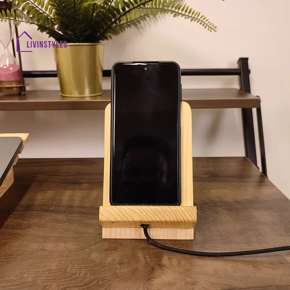 Wooden Mobile Holder 3 Holders