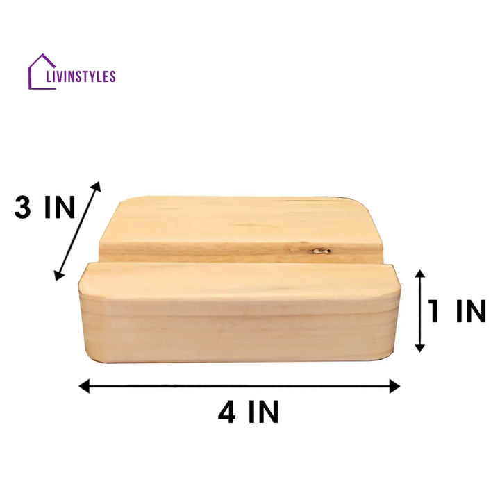 Wooden Mobile Holder 4 Holders