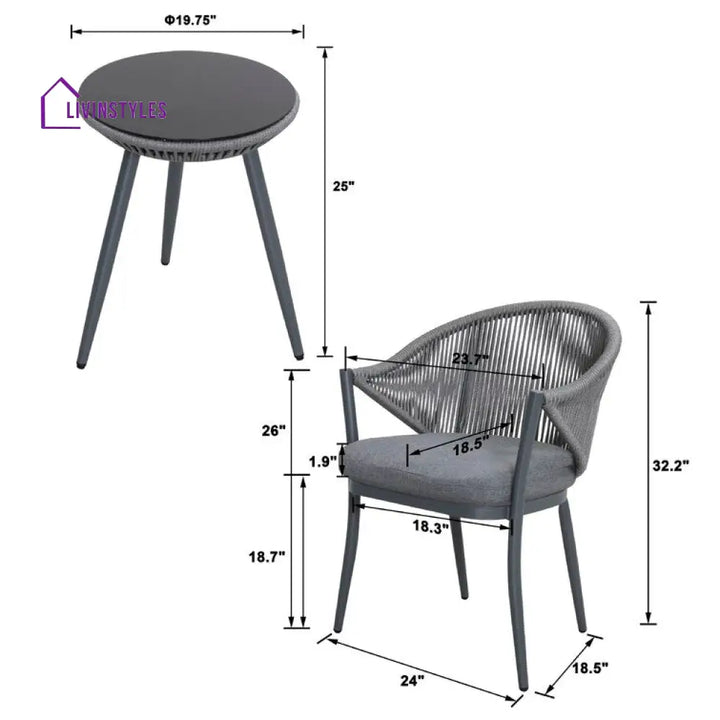 Yodha 2 Seater Outdoor Set