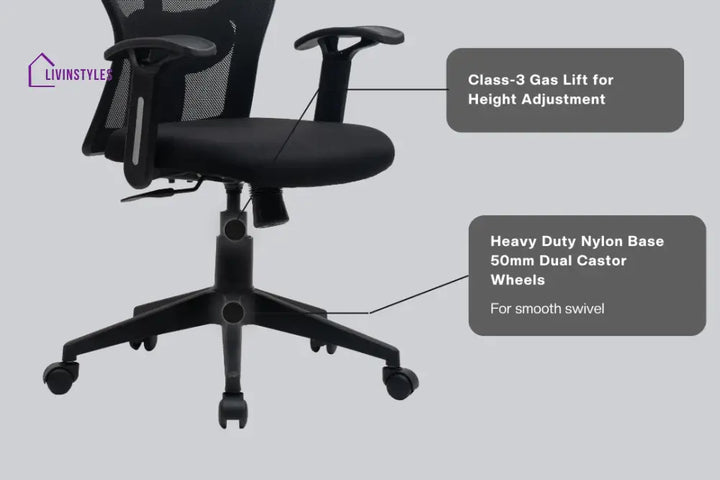 Yoga High Back Mesh Office Chair Efficient Chairs