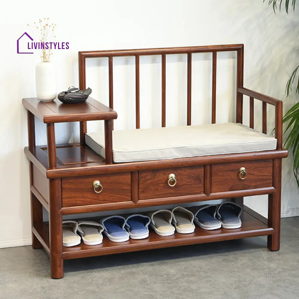 Yulia Solid Wood Shoe Rack