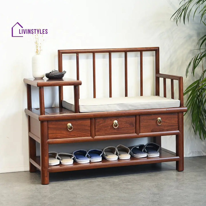 Yulia Solid Wood Shoe Rack