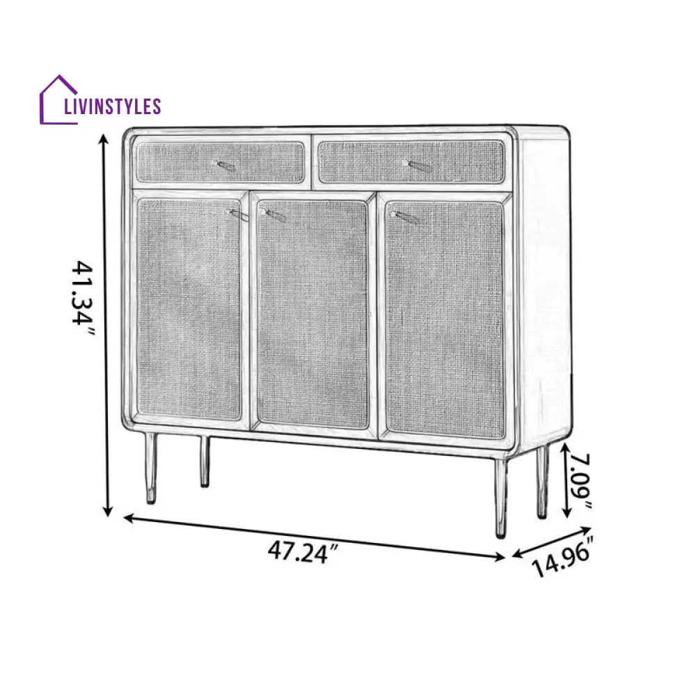 Yuriy Solid Wood Shoe Rack