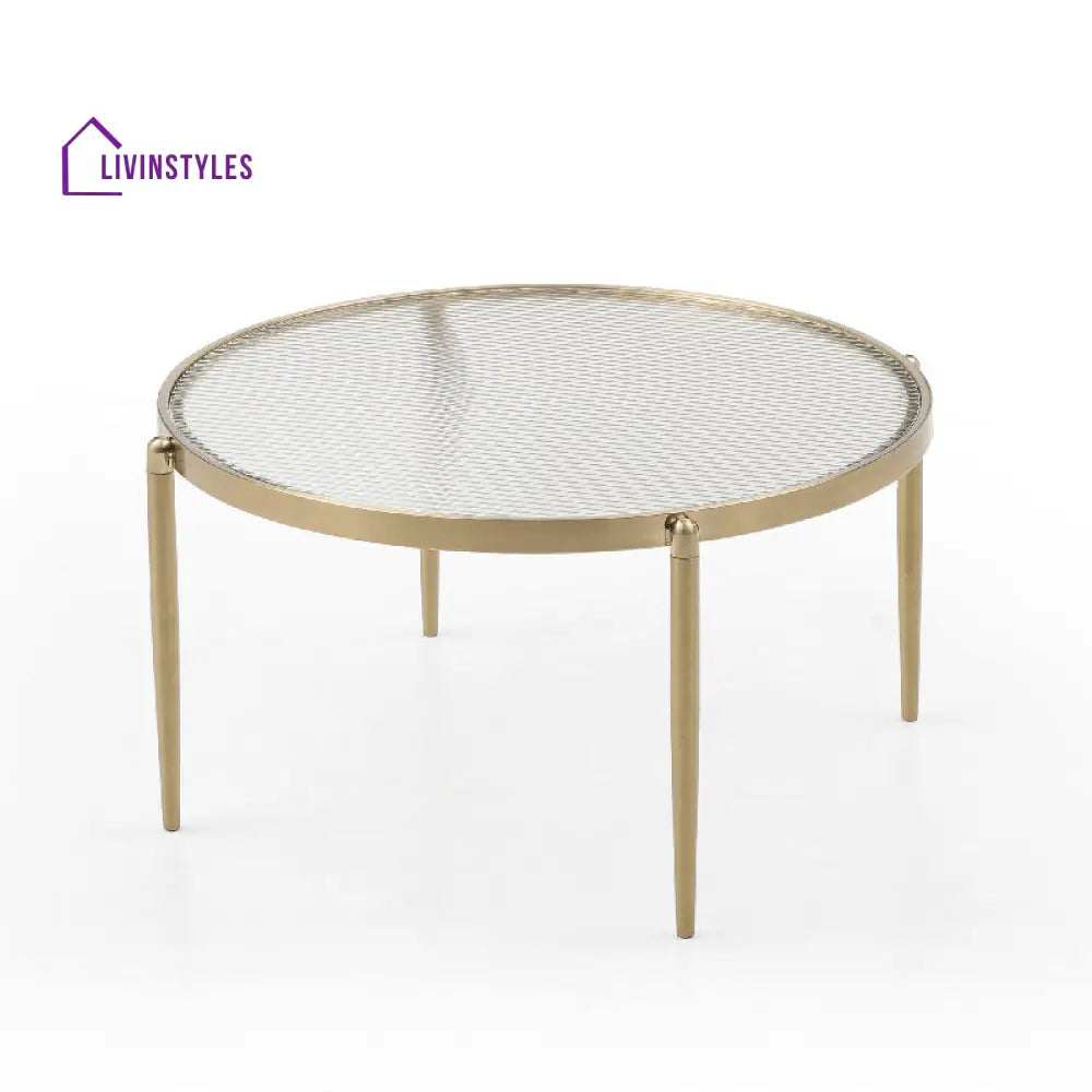 Zenith Stainless Steel Coffee Table For Living Room