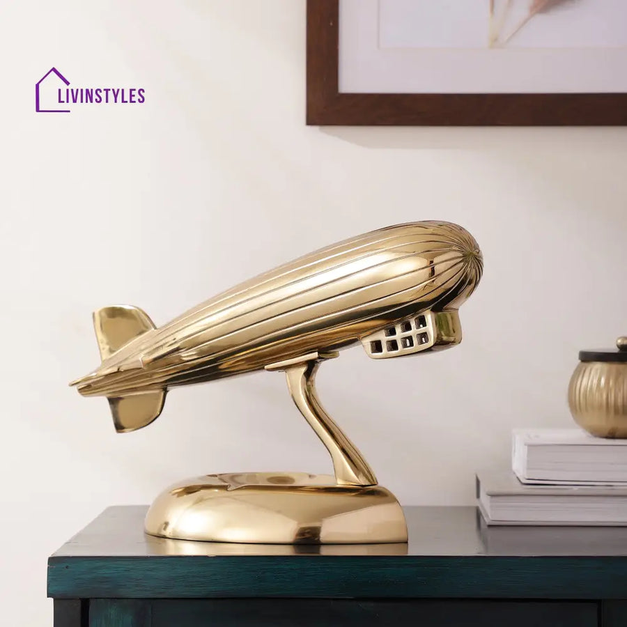 Zeppelin Metal Gold Decorative