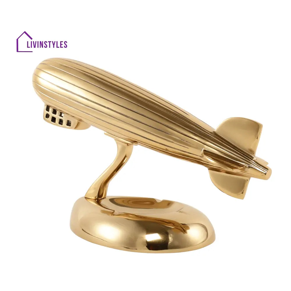 Zeppelin Metal Gold Decorative