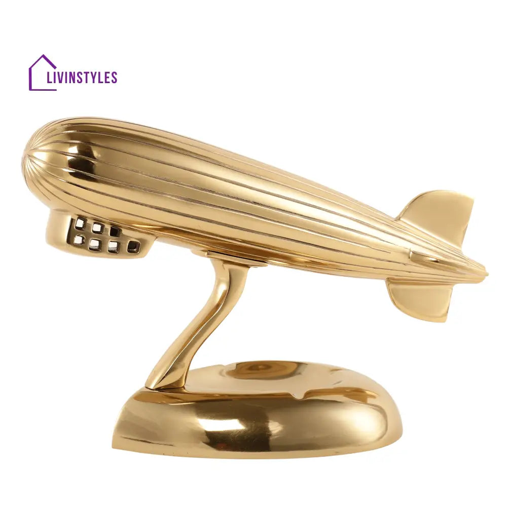 Zeppelin Metal Gold Decorative