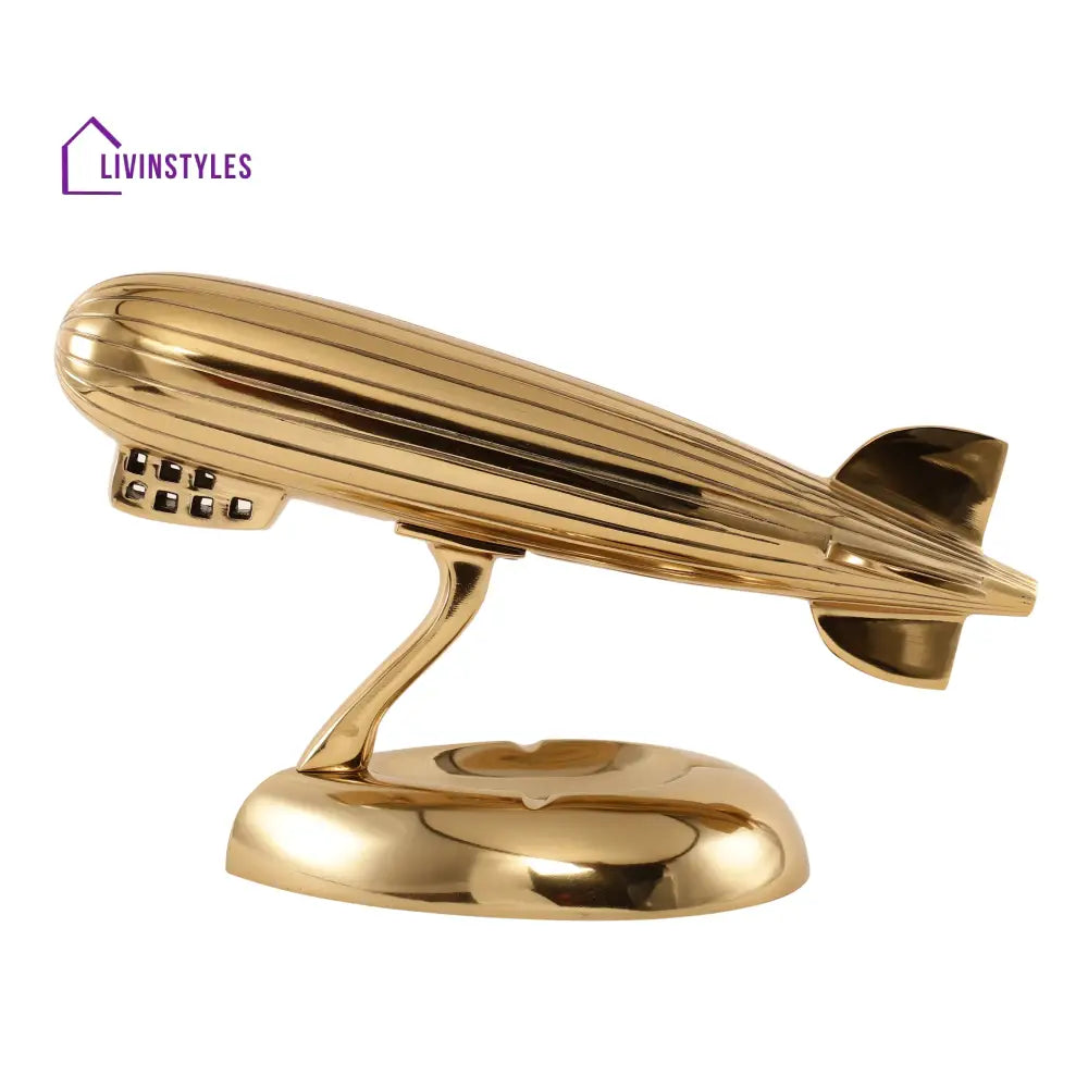 Zeppelin Metal Gold Decorative