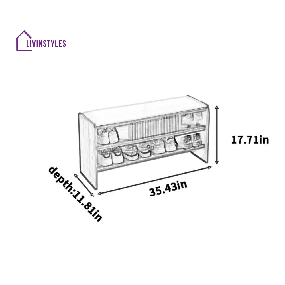 Zhenya Solid Wood Shoe Rack