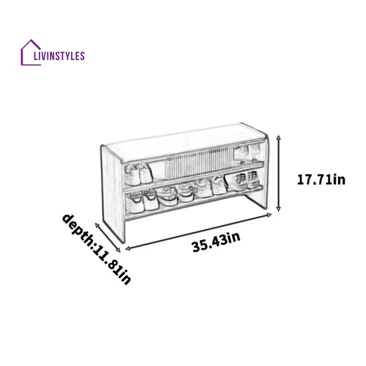 Zhenya Solid Wood Shoe Rack